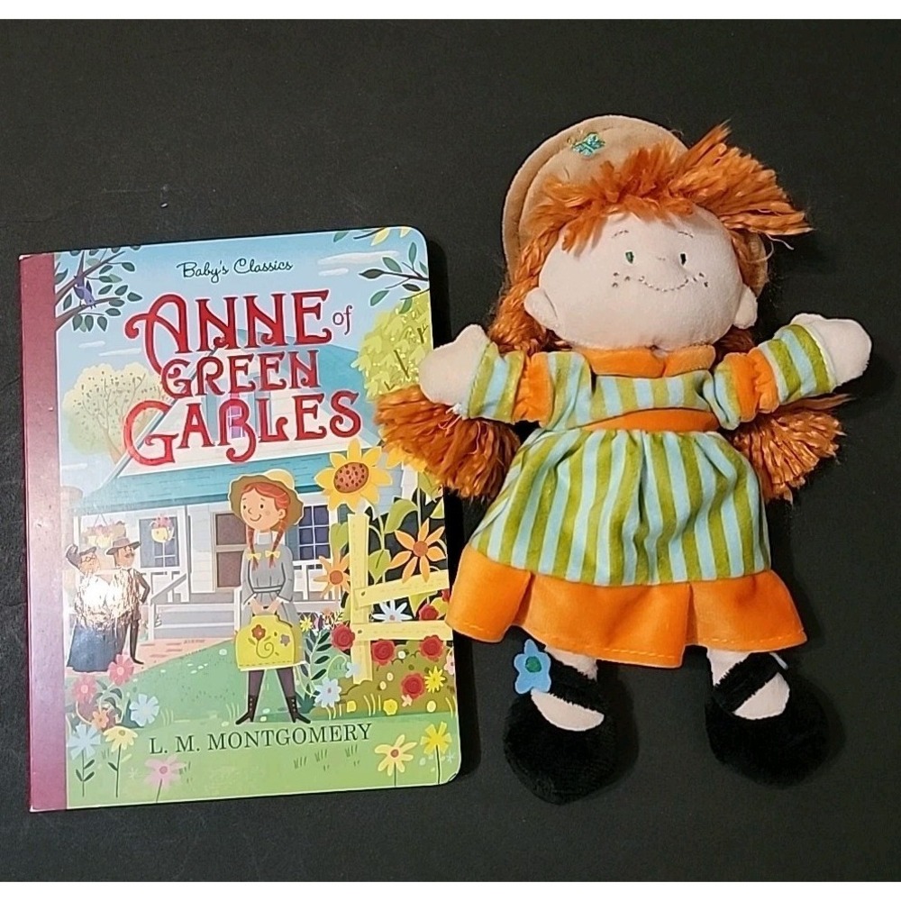 Anne Of Green Gables Plush Rag Doll Book Set